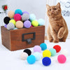 10/20/30 Pcs/lot Soft Cat Toy Ball Interactive Elestic Cat Toys Play Balls Kitten Toys