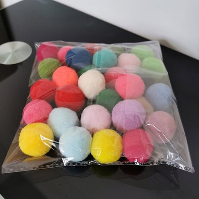 10/20/30 Pcs/lot Soft Cat Toy Ball Interactive Elestic Cat Toys Play Balls Kitten Toys