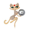 Cat Brooch Metal