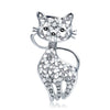 Cat Brooch Metal