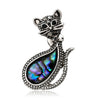 Cat Brooch Metal