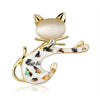 Cat Brooch Metal