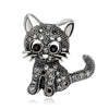 Cat Brooch Metal